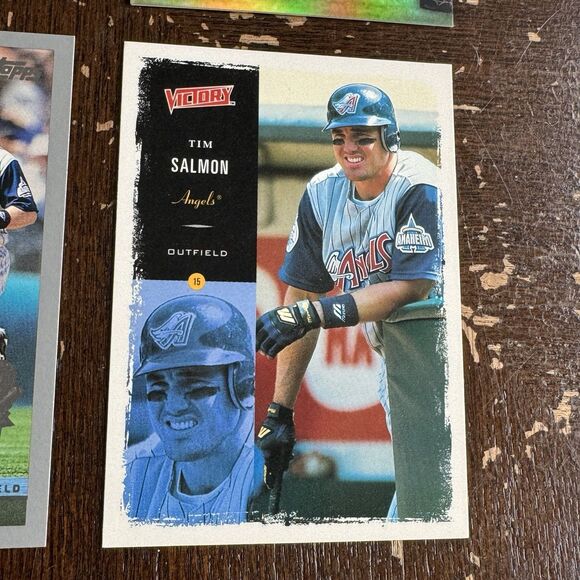 Tim Salmon 12 Card Lot With 1999 Topps Gold Label Baseball & Ted Williams Legacy - Picture 13 of 13